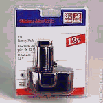 Tools & Hardware : Master Mechanic #TV293 MM 12V Battery Pack
