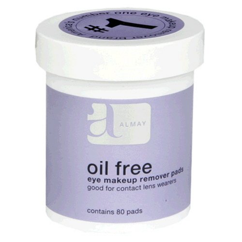 Almay Eye Makeup Remover Pads, Oil Free, 80-Pads (Pack of 4) by Almay