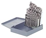 Vermont American 10495 21 Piece 1/16-Inch to 1/2-Inch 3/8-Inch Reduced Shank Twist Drill Bit Assortment in Metal Index