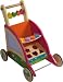 Bieco Holz Lauflernwagen Bunte Blumenwiese