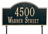 Arch Marker - personalized plaque Two Line Arch Marker - Standard Lawn 15.75 x 9.25
