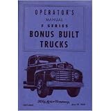 1949 FORD PICKUP TRUCK Owners Manual User Guide 