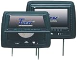 Tview T929DVPL-BK 9-Inch Monitor with DVD Player Built in Car Headrest (Black)