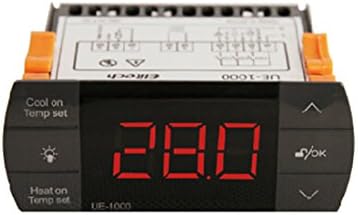 Aquat All-Purpose Touch Button Defrost Temperature Control Controller Home Brew Auqarium Air Condition Thermostat with Sensor 2 Relay Output E-1000 110V