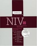 NIV Wide-Margin Reference Black Calfskin NIVWM207