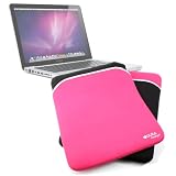 DURAGADGET Water Resistant Reversible Black / Pink Laptop Sleeve For Apple 13-inch MacBook Pro