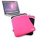 Duragadget Water Resistant Reversible Black / Pink Laptop Sl