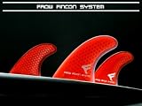 ★フィン★トライ ハニカムコア赤●FCS対応FIN【FROW】サーフボード サーフィン ショートボード