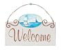 Sunset Vista Designs Kathy Hatch Great Outdoors Land and Sea Collection Sailing Away Collection Welcome Sign