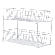 Sliding Cabinet Drawers - White