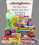 80`s Decade Box Gift Basket - Classic 80`s Candy 