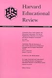 Harvard Educational Review