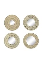 Oriental Feelings Set Espejo de Pared 4 Uds.