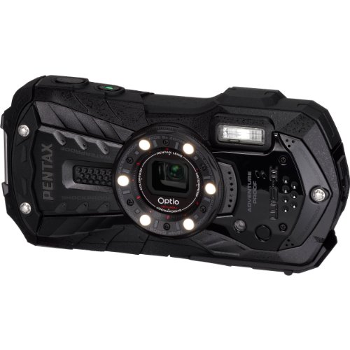 PENTAX 防水デジタルカメラ Optio WG-2 (オールブラック) 約1600万画素 CALSモード OPTIOWG-2BK