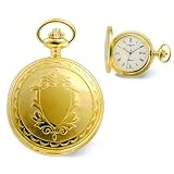 Pocket Watch - Charles Hubert 14k Gold Plated Pocket Watch by Goldfinger
