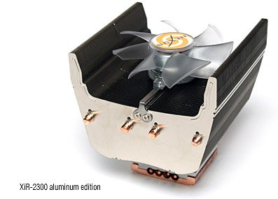 Nexus XiR-2300 aluminum edition - Processor cooler -  Socket 754, Socket 940, Socket 775, Socket 939, Socket AM2, Socket 1366, Socket AM3  - aluminum with copper base - 92 mm