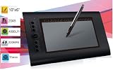 Tursion 10 x 6.25 Inches Picturesque Drawing Tablet with 8 Hot Key