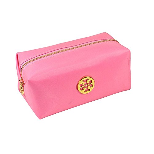 Prettymeet Pink Pouch Hangbag Travel Cosmetic Tote Bag Makeup Organiser Purse