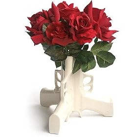 Suck UK 3 Guns Table Vase / Ceramic Triple Table Vase