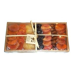 Natural Kraft Fruits of California Tray, 24oz by Bella Viva Dried Fruit