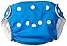 Imagine Baby Products Newborn Stay Dry All-in-One Snap Cloth Diaper, Indigo