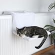 The Cat Pet Shop - Lit Hamac pour Chats � Accrocher au Radiateur - Couleur Blanc