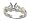 0.40 cts Baguette Diamonds Engagement Ring Size 4 FREE GIFT BAG!