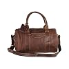 Greenburry Leder Reisetasche / Sporttasche braun