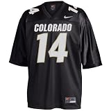 Nike Colorado Buffaloes #14 Black Replica Football Jersey at Nike
