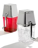 Metrokane Retro Ice Crusher, Clear with Chrome