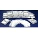 2000 Zipper Block Bags Resealable Plastic Baggies 2" x 2"