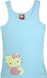 Hello Kitty - Sitting Pretty - Blue Rib Tank Top for women