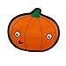 Outward Hound Kyjen 2776 Tuff Ones Halloween Durable Dog Toys Pumpkin Squeak Pet Toy, Small, Orange