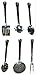 6 Pc Stainless UTENSIL SET
