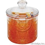 Condiment Jars and Rack Polycarbonate Jar With Lid