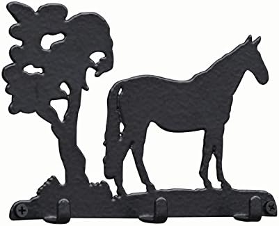 3 hook key rack - Standing horse