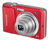 Samsung ES25 Digitalkamera  (27 mm Weitwinkel, 12 Megapixel, 4-fach optischer Zoom, Digitale Bildstabilisierung) rot