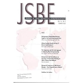 Journal of Small Business and Entrepreneurship by
