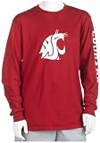 Washington State Cougars 100% Cotton Long Sleeve T-Shirt (Cardinal)