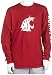 Washington State Cougars 100% Cotton Long Sleeve T-Shirt (Cardinal)