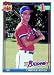 1991 Topps Chipper Jones Baseball Rookie Card In Protective Display Case
