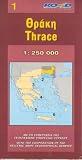 Thrace (Maps of Greece) (Greek Edition)