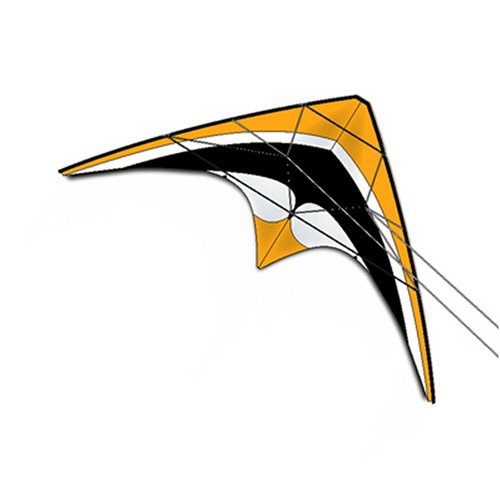 DC Sport 60 Dual Control Nylon Kite: Yellow by X-Kites