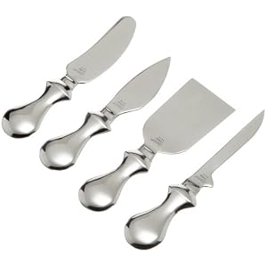 Amco Elegant Cheese Knives, Forged Stainless Steel by Amco