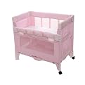 ARM'S REACH CONCEPTS Pink Dot Mini Co-sleeper Bassinet - Mini 20''x 34''