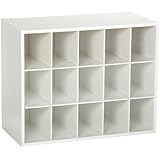 ClosetMaid 8983 Stackable 15-Cube Organizer, White