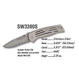 S&W Baby Frame Lock Serrated