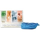 Alliance Products - Alliance - Antimicrobial Cyan Blue Rubber Bands, Size 64, 3-1/2 x 1/4, 1/4lb Box - Sold As 1 Box - 100% latex-free bands contain no natural rubber proteins and have the added benefit of an antimicrobial agent, which inhibits the growth