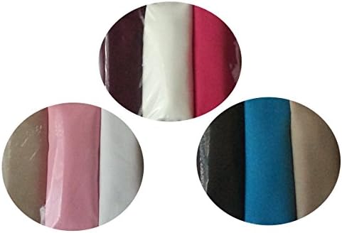 3 Piece SET Kids Pillowcase - Assorted Colors (15" x 20", Khaki/Soft Pink/White)