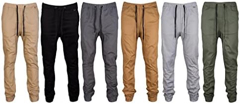Kayden K Men's Slim Fit Harem Jogger Pants